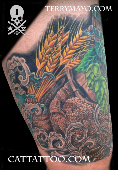 Tattoos - Brewmaster Leg - 93681